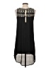 Needle & Thread 100% Polyester Solid Black Casual Dress Size S - photo 2