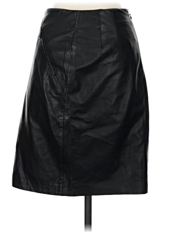 Linda Allard Ellen Tracy Faux Leather Skirt (view 2)
