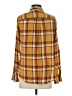 St. John's Bay Plaid Yellow Long Sleeve Button-Down Shirt Size S - photo 2