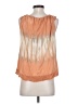 XCVI 100% Cotton Orange Sleeveless Blouse Size XS - photo 2