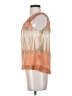 XCVI 100% Cotton Orange Sleeveless Blouse Size XS - photo 5