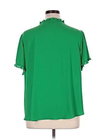T Tahari Short Sleeve Blouse (view 2)