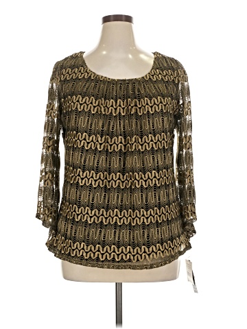 Sara Michelle 3/4 Sleeve Blouse (view 1)