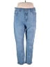 Gap Solid Blue Jeans Size 18 r s - photo 1