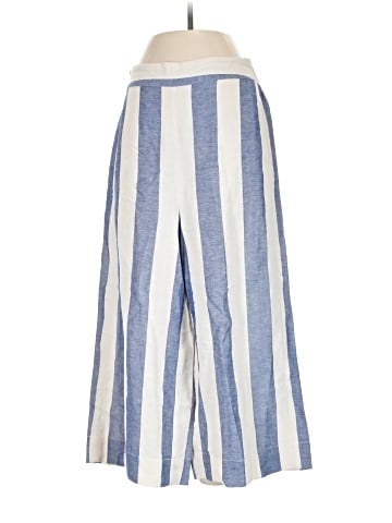 Madewell Huston Pull-On Crop Pants in Stripe (view 1)