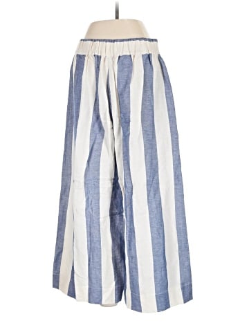 Madewell Huston Pull-On Crop Pants in Stripe (view 2)