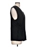 Zara 100% Polyester Black Sleeveless Blouse Size L - photo 4