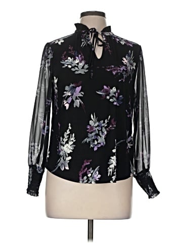Anne Klein Long Sleeve Blouse (view 1)