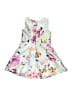 The Children's Place 100% Polyester Floral White Dress Size 5 - photo 2