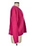 Lucky Brand Solid Pink Pullover Sweater Size M - photo 4