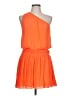 Ramy Brook 100% Polyester Solid Orange Cocktail Dress Size L - photo 1