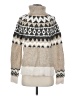 For The Republic Print Ivory Pullover Sweater Size S - photo 1