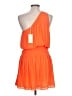 Ramy Brook 100% Polyester Solid Orange Cocktail Dress Size L - photo 2