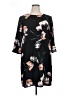 Vero Moda 100% Polyester Print Black Casual Dress Size XL - photo 1