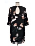 Vero Moda 100% Polyester Print Black Casual Dress Size XL - photo 2