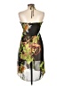 Apt. 9 100% Polyester Tropical Black Cocktail Dress Size L - photo 2