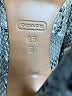 Coach 100% Leather Animal Print Gray Heels Size 9 1/2 - photo 3