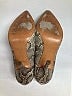 Coach 100% Leather Animal Print Gray Heels Size 9 1/2 - photo 4