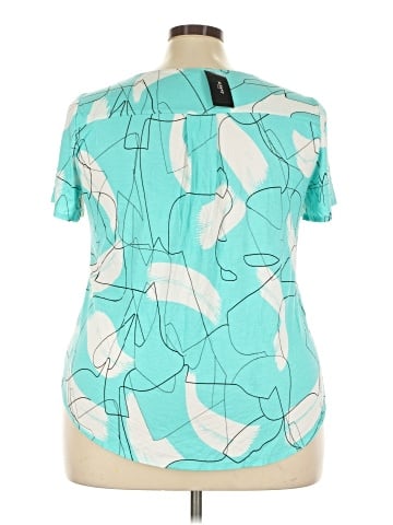 Alfani Short Sleeve Blouse (view 2)