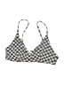 H&M Houndstooth Black Swimsuit Top Size 6 - photo 1