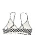 H&M Houndstooth Black Swimsuit Top Size 6 - photo 2