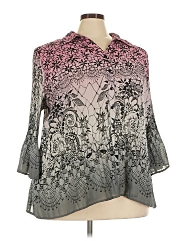 Avenue 3/4 Sleeve Blouse (view 1)