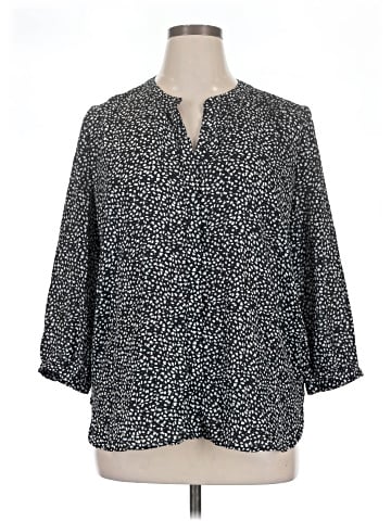 Jachs Girlfriend 3/4 Sleeve Blouse (view 1)
