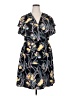 Halogen 100% Polyester Paisley Black Casual Dress Size XXL - photo 1