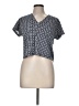 Boden 100% Cotton Blue Short Sleeve Blouse Size 6 - photo 1