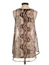 Aqua 100% Polyester Brown Tank Top Size S - photo 2