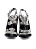 Via Spiga 100% Leather Silver Sandals Size 8 - photo 2