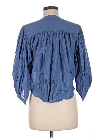 Madewell 3/4 Sleeve Button-Down Shirt (view 2)