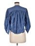Madewell Blue 3/4 Sleeve Button-Down Shirt Size M - photo 2