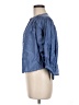 Madewell Blue 3/4 Sleeve Button-Down Shirt Size M - photo 5