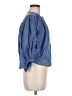 Madewell Blue 3/4 Sleeve Button-Down Shirt Size M - photo 4