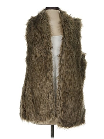 Banana Republic Faux Fur Vest (view 1)