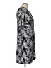 Apt. 9 Graphic Black Casual Dress Size L (petite) - photo 4