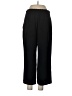DR2 100% Polyester Solid Black Casual Pants Size L - photo 2