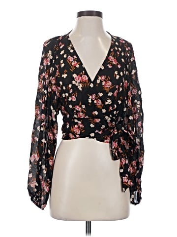 A.L.C. 3/4 Sleeve Silk Top (view 1)