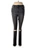 Topshop Stripes Gray Jeans Size 28 waist - photo 1