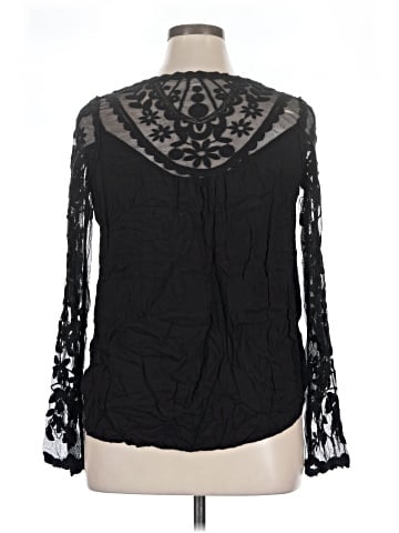 Xhilaration Long Sleeve Blouse (view 2)