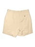 L.L.Bean 100% Cotton Solid Tan Khaki Shorts Size 16 - photo 2