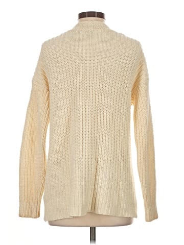 Madewell Textural-Stitch V-Neck Cardigan Sweater (view 2)