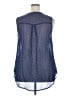 Torrid 100% Polyester Polka Dots Blue Sleeveless Blouse Size 2X Plus (2) - photo 2