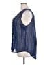 Torrid 100% Polyester Polka Dots Blue Sleeveless Blouse Size 2X Plus (2) - photo 5
