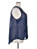 Torrid 100% Polyester Polka Dots Blue Sleeveless Blouse Size 2X Plus (2) - photo 4