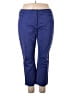 Talbots Outlet Solid Blue Active Pants Size 20 - photo 1