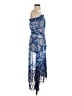 Ramy Brook 100% Polyester Paisley Blue Cocktail Dress Size S - photo 4