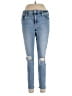 Gap Solid Blue Jeans Size 10 - photo 1
