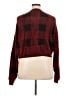 Francesca's Plaid Burgundy Pullover Sweater Size XL - photo 2